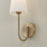 Capital Lighting Averitt 1 Light Sconce, Aged Brass/Soft White