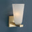 Capital Lighting Romy 1 Light Sconce, Matte Brass/Faux Alabaster
