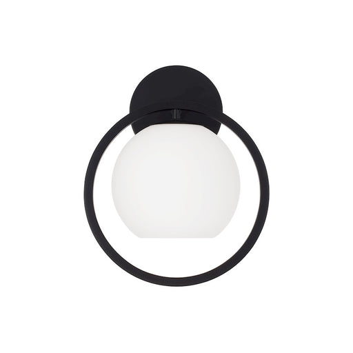 Capital Lighting Zeek 1 Light 10" Sconce, Matte Black/Soft White