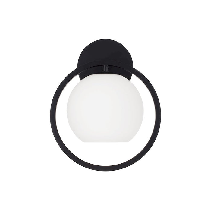 Capital Lighting Zeek 1 Light 10" Sconce, Matte Black/Soft White