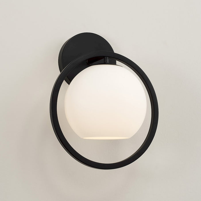 Capital Lighting Zeek 1 Light 10" Sconce, Matte Black/Soft White