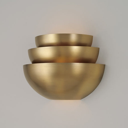 Capital Lighting Gia 2 Light Sconce, Aged Brass