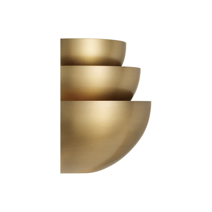 Capital Lighting Gia 2 Light Sconce, Aged Brass