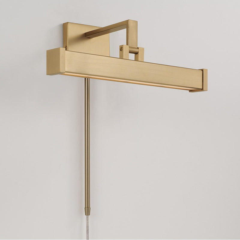 Capital Lighting Cortland 1 Light Sconce, Matte Brass