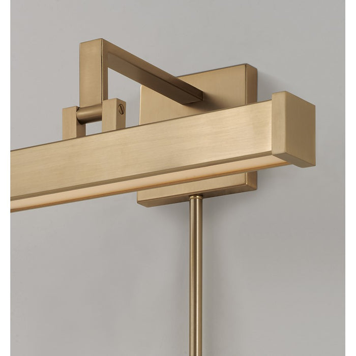 Capital Lighting Cortland 1 Light Sconce, Matte Brass