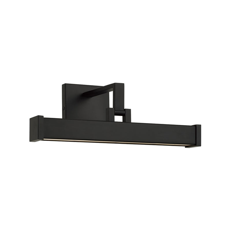 Capital Lighting Cortland 1 Light Sconce, Matte Black