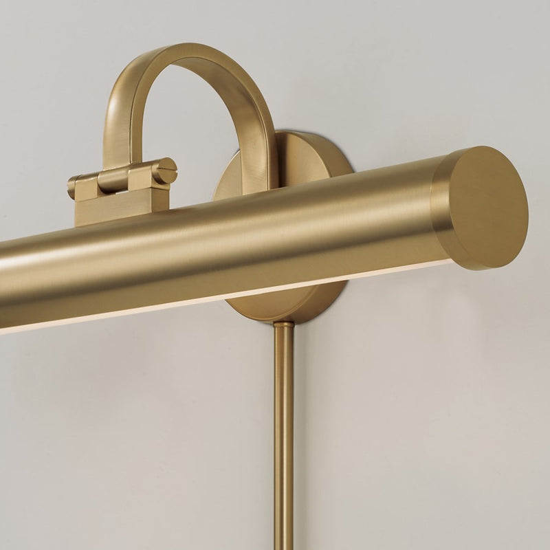Capital Lighting Morgan 1 Light Sconce, Matte Brass