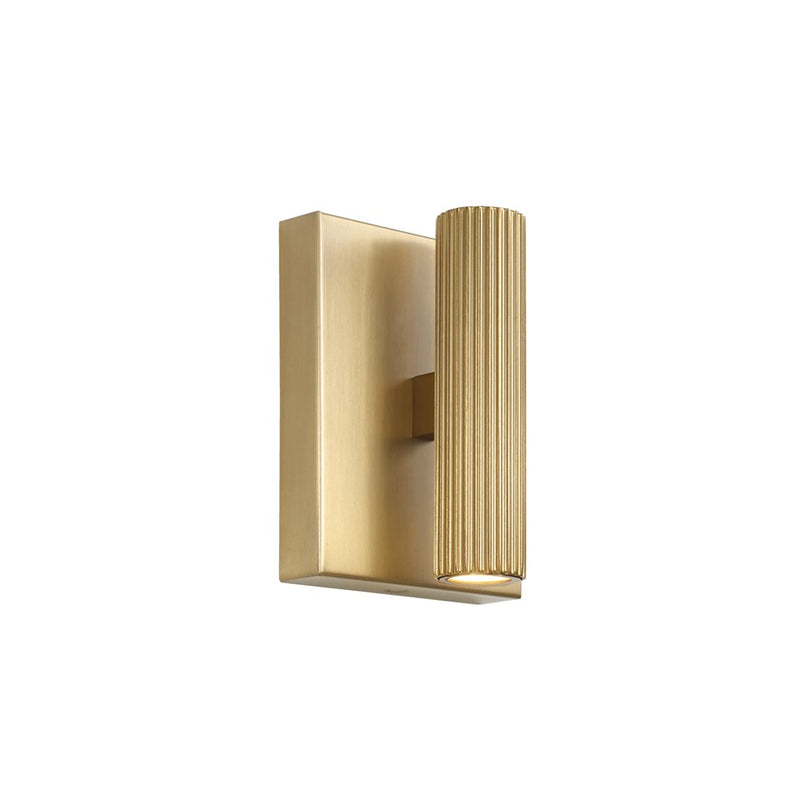 Capital Lighting Ian 2 Light 6" Sconce, Aged Brass