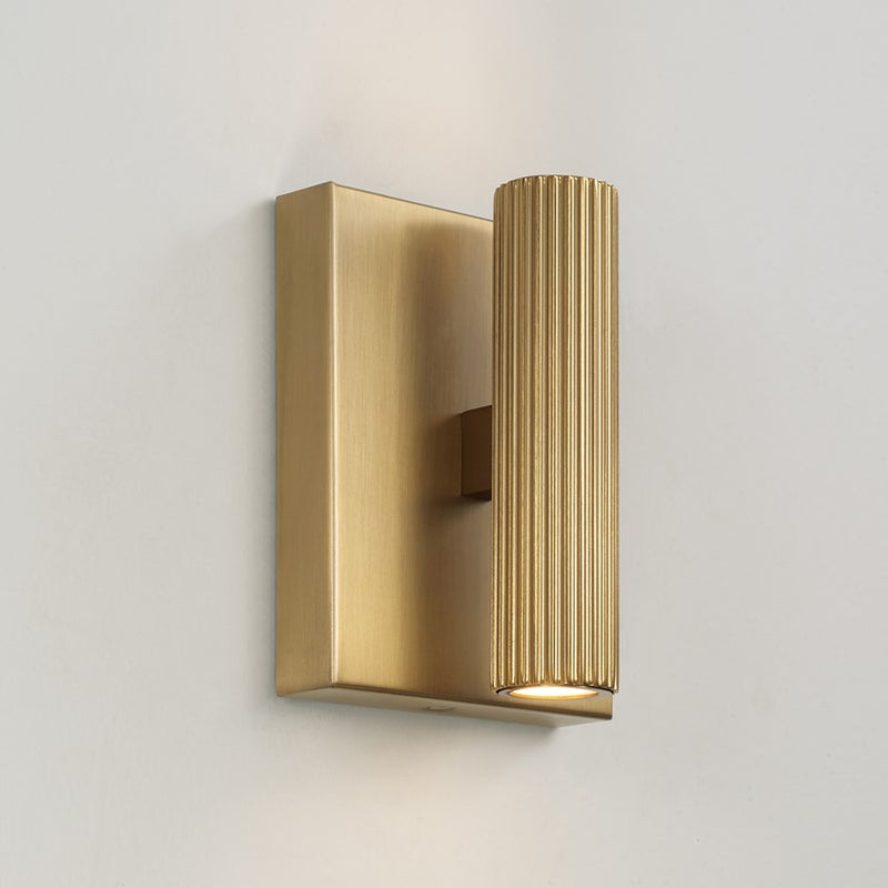 Capital Lighting Ian 2 Light 6" Sconce, Aged Brass