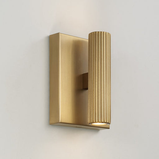 Capital Lighting Ian 2 Light 6" Sconce, Aged Brass