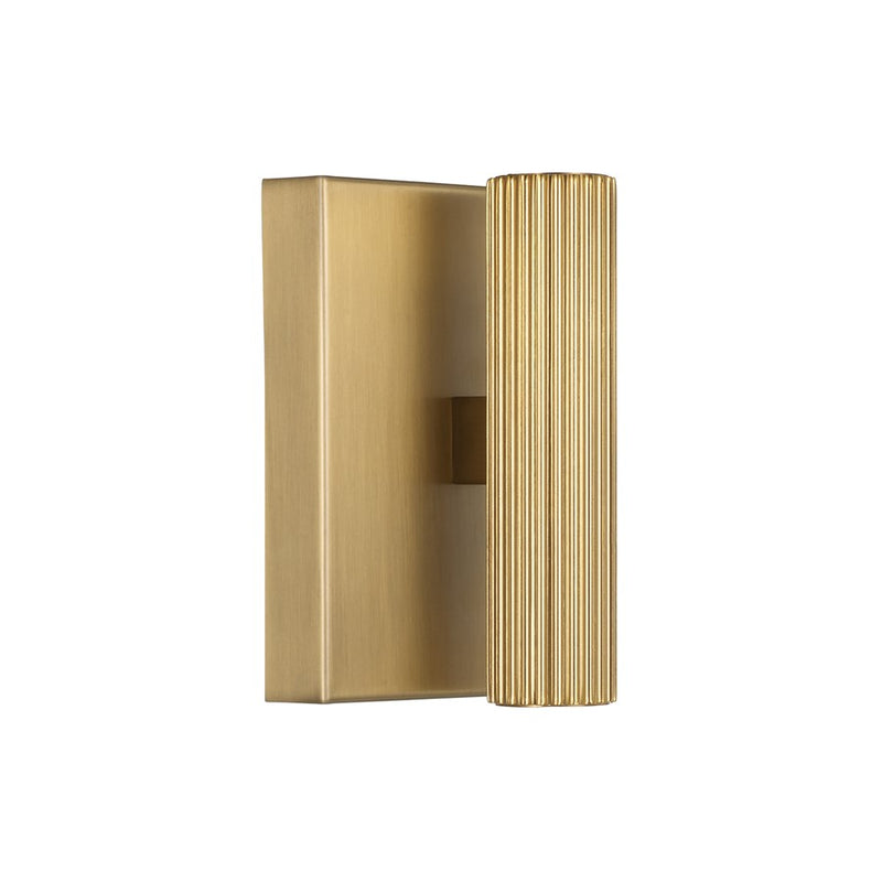 Capital Lighting Ian 2 Light 6" Sconce, Aged Brass