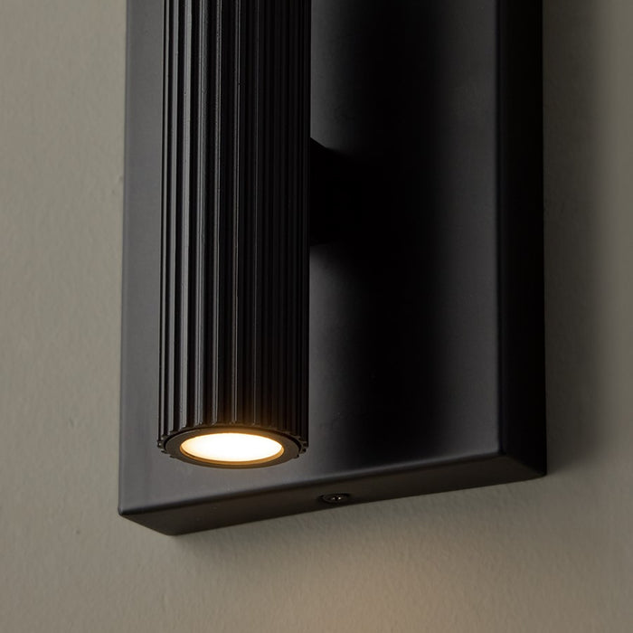 Capital Lighting Ian 2 Light 6" Sconce, Matte Black