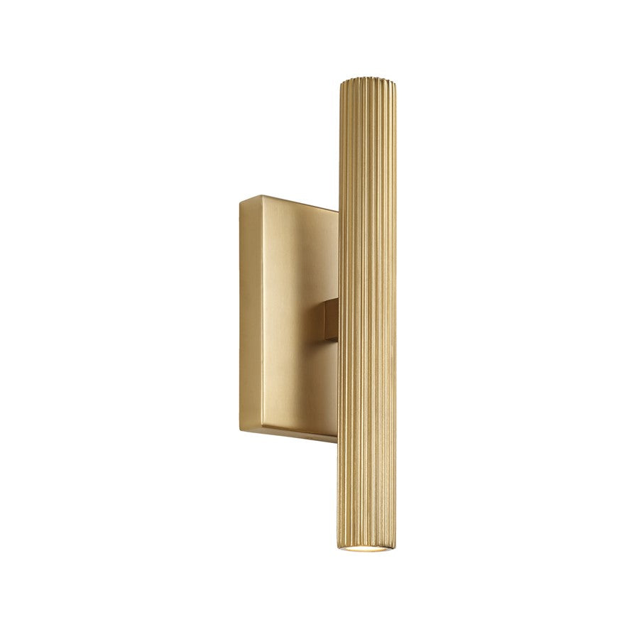 Capital Lighting Ian 2 Light 12" Sconce, Aged Brass - 659022AD