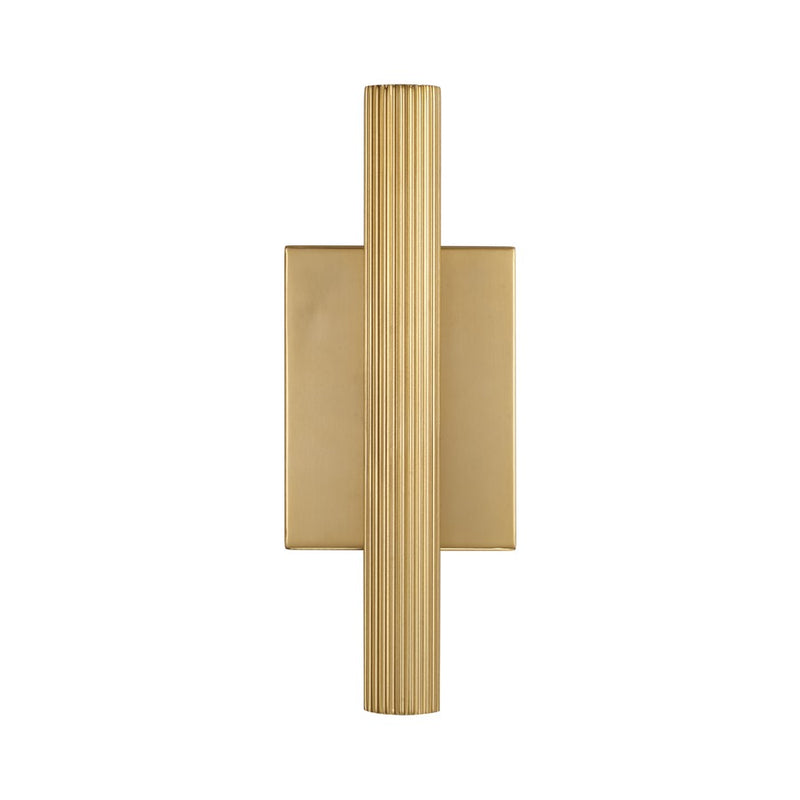 Capital Lighting Ian 2 Light 12" Sconce, Aged Brass