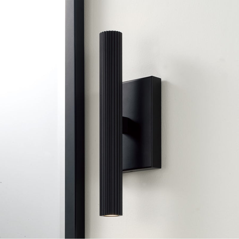Capital Lighting Ian 2 Light 12" Sconce, Matte Black