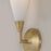 Capital Lighting Gatsby 1 Light Sconce, Matte Brass/Soft White Glass