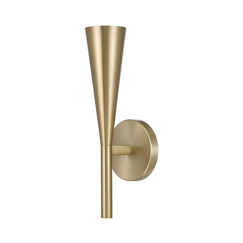 Capital Lighting Levi 1 Light Sconce, Matte Brass/Matte Brass