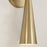 Capital Lighting Levi 2 Light Sconce, Matte Brass
