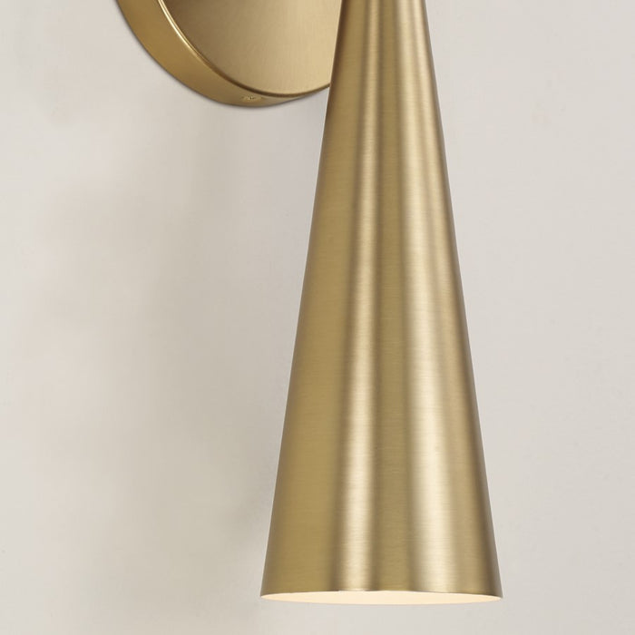 Capital Lighting Levi 2 Light Sconce, Matte Brass