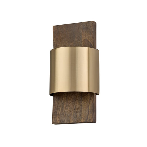 Capital Lighting Sidney 1 Light Sconce, Nordic Wood and Matte Brass - 660111NM