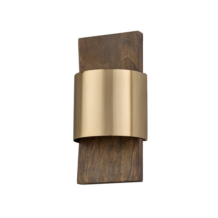 Capital Lighting Sidney 1 Light Sconce, Nordic Wood and Matte Brass - 660111NM