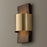 Capital Lighting Sidney 1 Light Sconce, Nordic Wood and Matte Brass