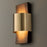 Capital Lighting Sidney 1 Light Sconce, Nordic Wood and Matte Brass