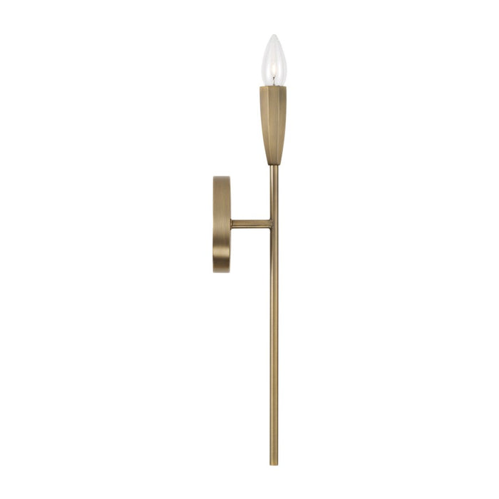 Capital Lighting Palmer 1 Light Sconce, Antiqued Brass