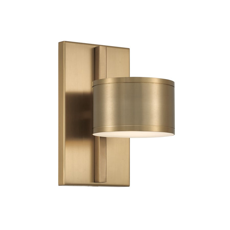 Capital Lighting Henley 2 Light Sconce, Aged Brass
