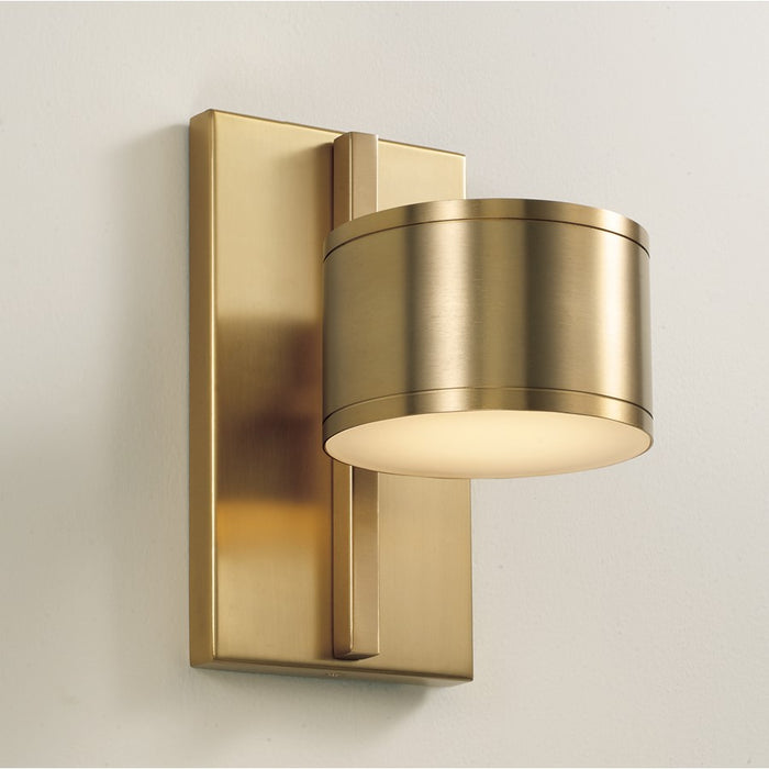 Capital Lighting Henley 2 Light Sconce, Aged Brass