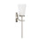 Homeplace Lighting Drake 1Lt Sconce, Nickel/Soft White Glass