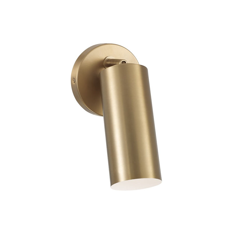 Capital Lighting Robbie 1 Light Sconce, Aged Brass