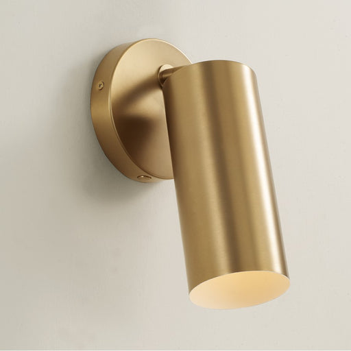 Capital Lighting Robbie 1 Light Sconce, Aged Brass