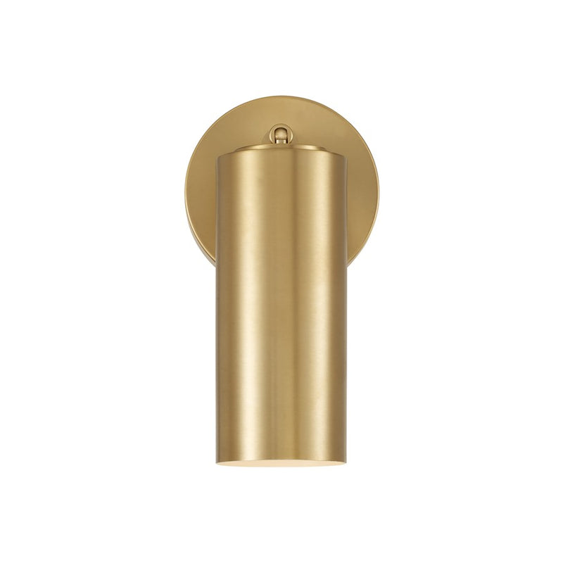Capital Lighting Robbie 1 Light Sconce, Aged Brass