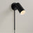 Capital Lighting Robbie 1 Light Sconce, Matte Black