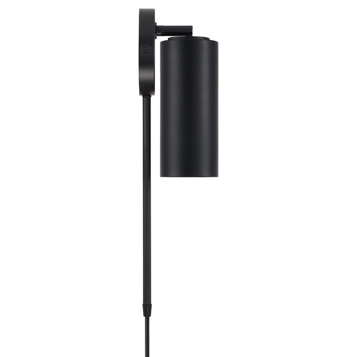 Capital Lighting Robbie 1 Light Sconce, Matte Black