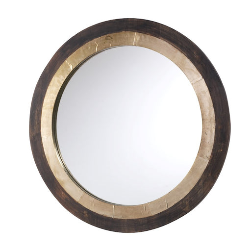 Capital Lighting Round Decorative Mirror, Espresso/Aluminum