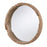 Capital Lighting Round Decorative Mirror, Natural Wood