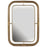 Capital Lighting Rectangular Decorative Mirror, Brass