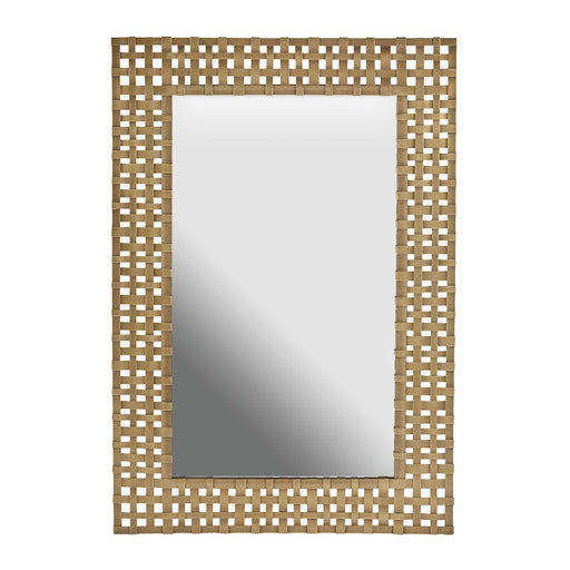 Capital Lighting Rectangular Decorative Mirror, Aged Brass