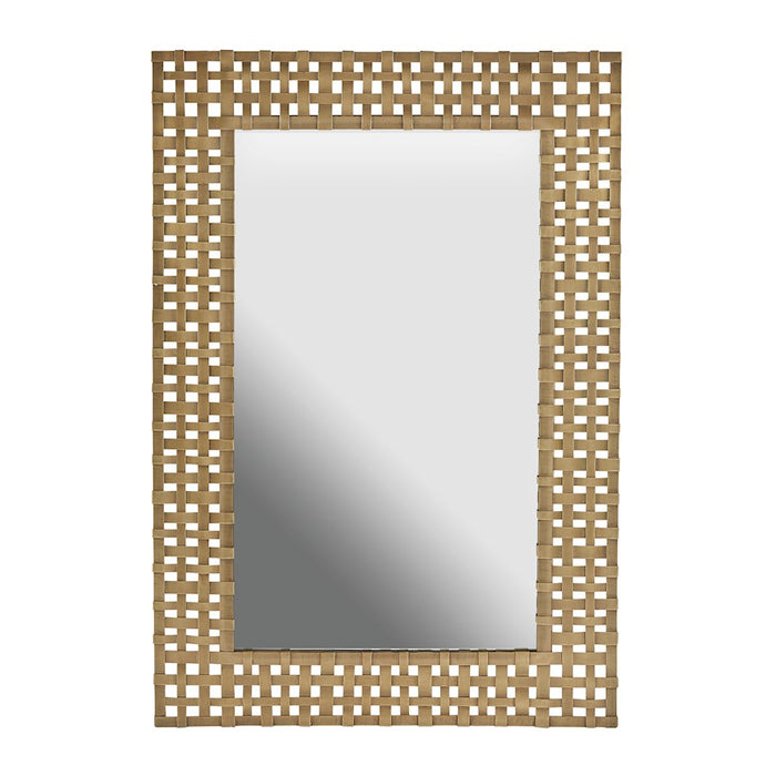 Capital Lighting Rectangular Decorative Mirror, Aged Brass