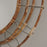 Capital Lighting Decorative Mirror, Blazed Rattan/Nordic Grey