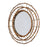 Capital Lighting Decorative Mirror, Blazed Rattan/Nordic Grey