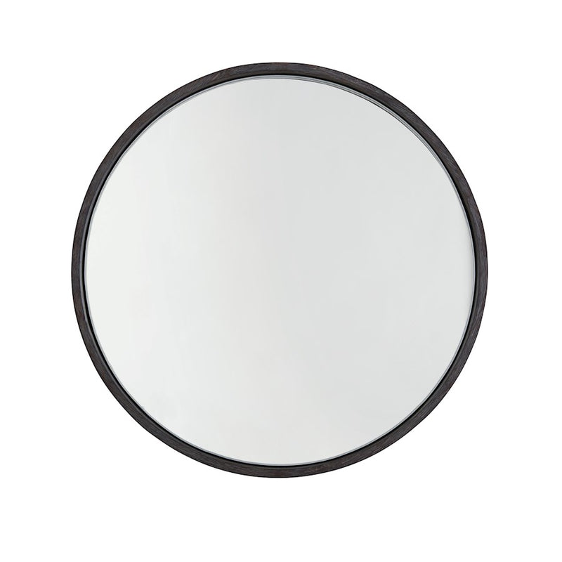 Capital Lighting Wood Frame Mirror, Carbon Grey/Grey Iron