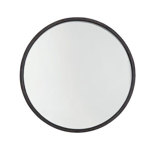 Capital Lighting Wood Frame Mirror, Carbon Grey/Grey Iron