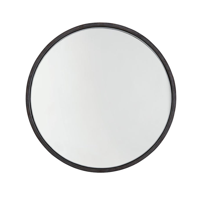 Capital Lighting Wood Frame Mirror, Carbon Grey/Grey Iron