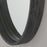 Capital Lighting Wood Frame Mirror, Carbon Grey/Grey Iron