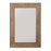 Capital Lighting Decorative Mirror, Rough Sawn Wood, Zinc Metal