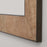 Capital Lighting Decorative Mirror, Rough Sawn Wood, Zinc Metal