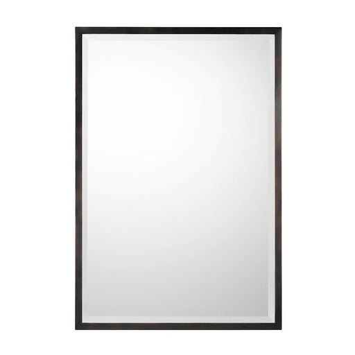 Capital Lighting Metal Framed Mirror, Matte Black